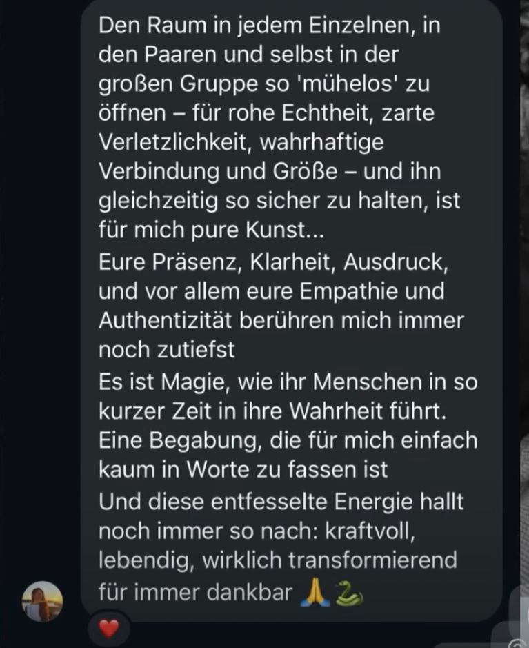 Stimme einer Teilnehmerin